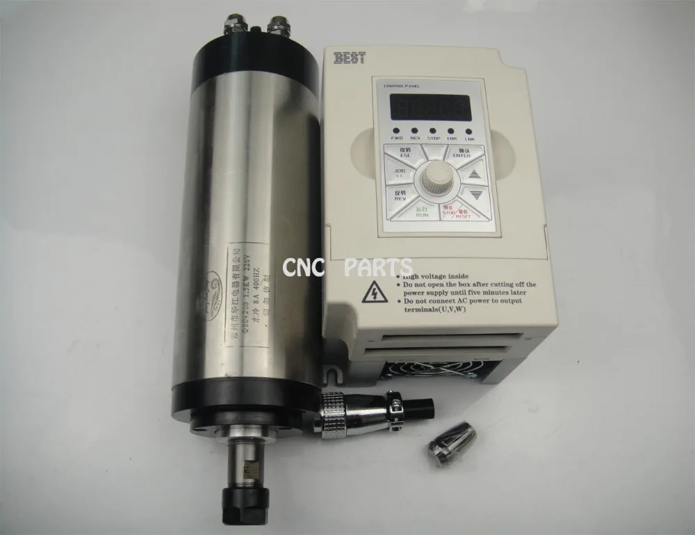 1.5KW 220V ER16 с 4 подшипниками шпиндель водяного охлаждения и 1.5KW 220V совместимый VFD инвертор
1.5KW 220V ER16 с 4 подшипниками шпиндель водяного охлаждения и 1.5KW 220V совместимый VFD инвертор
