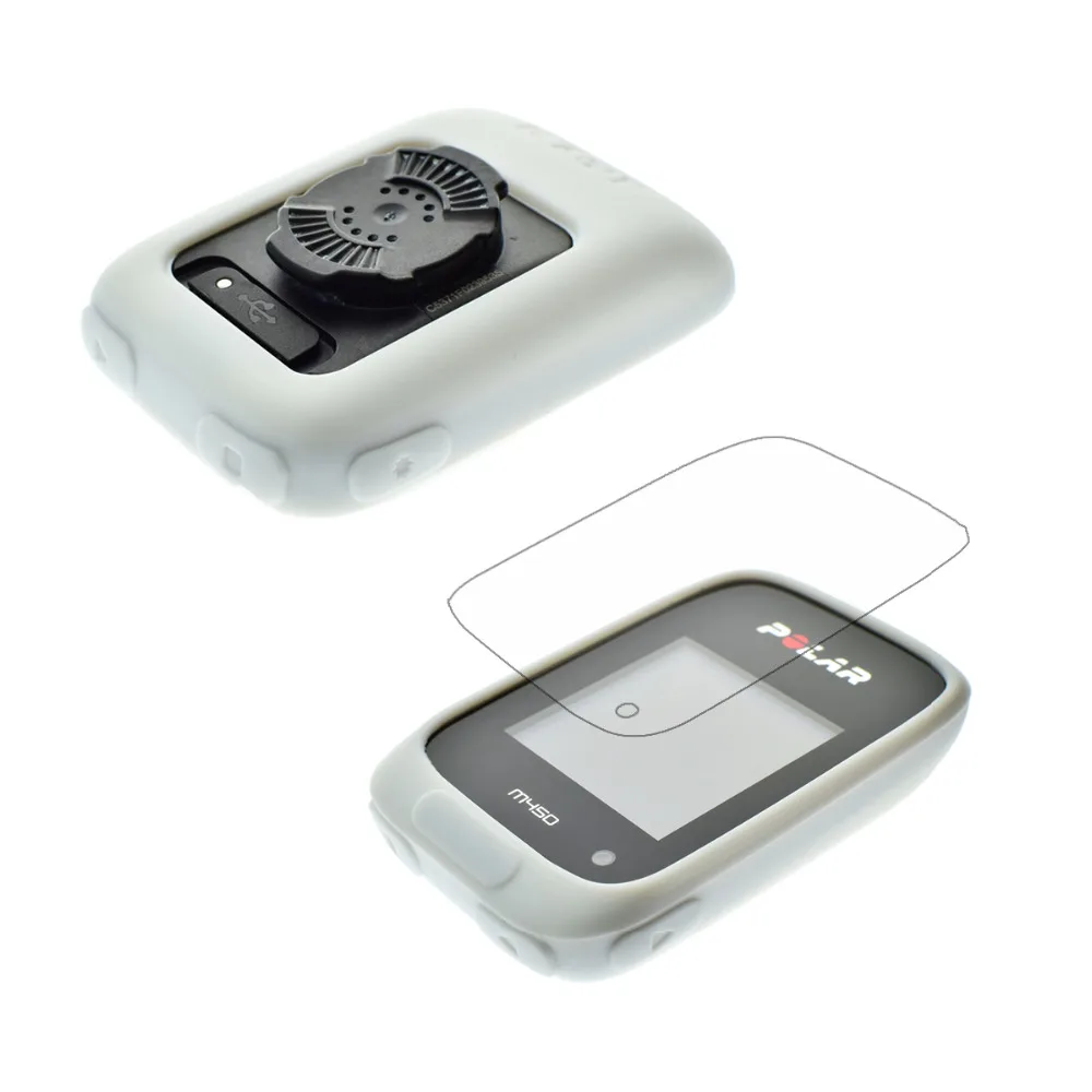 Outdoor Bycicle Road/Mountain Bike Accessories Rubber White Case + Screen Protector Shield Film for Cycling GPS Polar M450
Outdoor Bycicle Road/Mountain Bike Accessories Rubber White Case + Screen Protector Shield Film for Cycling GPS Polar M450