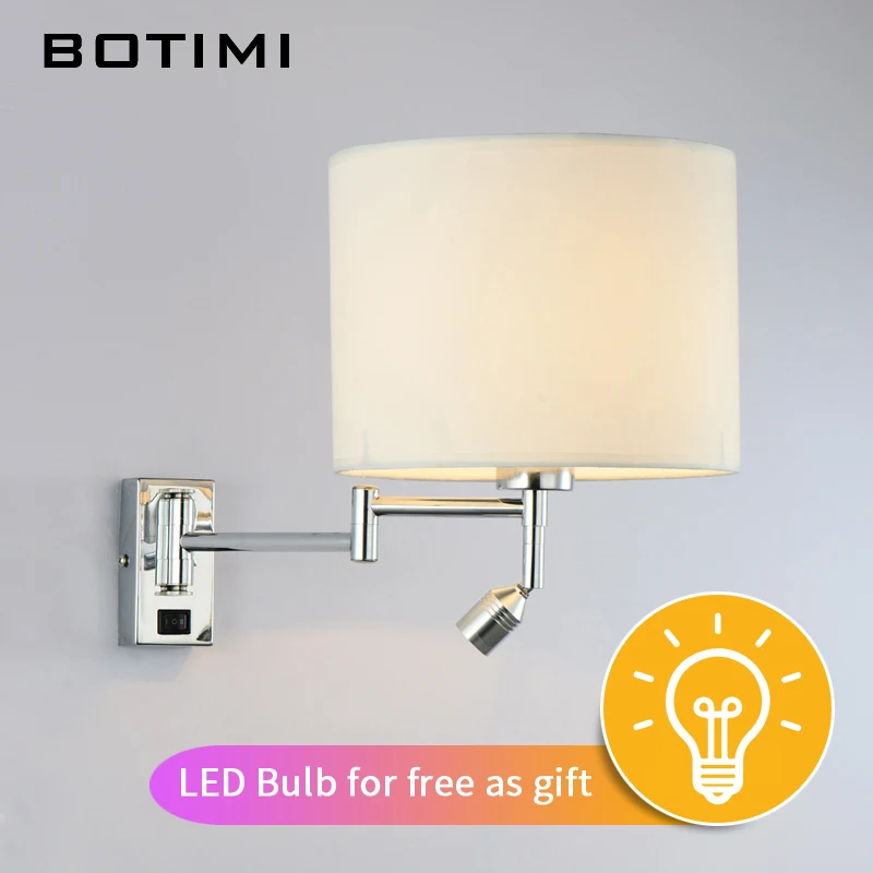 BOTIMI LED Bedside Wall Lamp For Living Room Applique Murale Luminaire Bedroom Wall Sconce Modern Hotel Project Lighting
BOTIMI LED Bedside Wall Lamp For Living Room Applique Murale Luminaire Bedroom Wall Sconce Modern Hotel Project Lighting