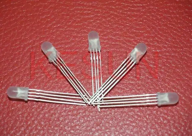 1000PCS x 5mm RGB Diffused 4pin Long Leg Superbright Common Anode/Cathode Tricolor Diffused LED Emitting Diode Lamp Wide Angle
1000PCS x 5mm RGB Diffused 4pin Long Leg Superbright Common Anode/Cathode Tricolor Diffused LED Emitting Diode Lamp Wide Angle