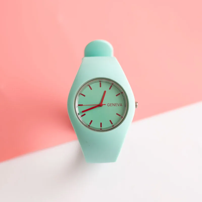 Женские часы ультра тонкие силиконовые желе Reloj Mujer Horloges Vrouwen Zegarek Damski Curren