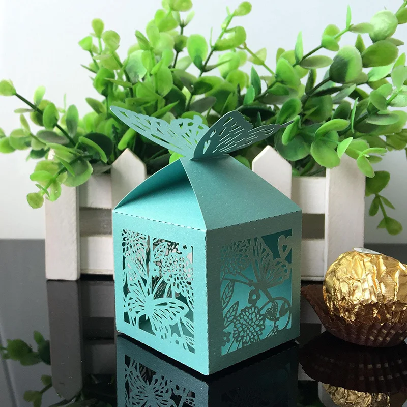 50pcs Laser Cut Candy Box Butterfly Wedding Gift Favor Boxes Packing Box Favors and Gifts Wedding Event Party Favor Decoration
50pcs Laser Cut Candy Box Butterfly Wedding Gift Favor Boxes Packing Box Favors and Gifts Wedding Event Party Favor Decoration