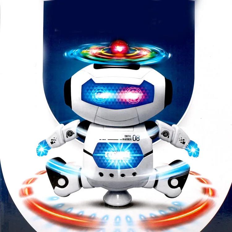 360 Rotating Smart Space Dance Robot Electronic Walking Toys With Music Light For Kids Astronaut Toy Christmas Birthday Gift | Игрушки и