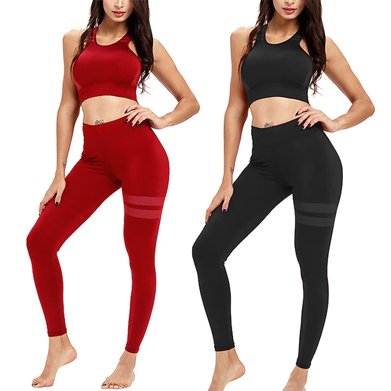 Women Tops with Pants Yoga Suit Sleeveless Vest High Waist Breathable Slim Fit Clothing Set MC889
Women Tops with Pants Yoga Suit Sleeveless Vest High Waist Breathable Slim Fit Clothing Set MC889