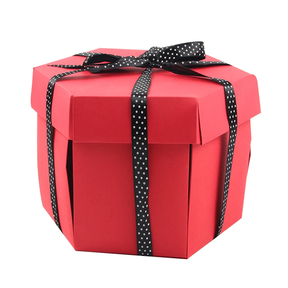 Muti-layered card Creative Hexagon Surprise Explosion Cardboard Box DIY Scrapbook Photo Album Valentine Wedding small gift box
Muti-layered card Creative Hexagon Surprise Explosion Cardboard Box DIY Scrapbook Photo Album Valentine Wedding small gift box