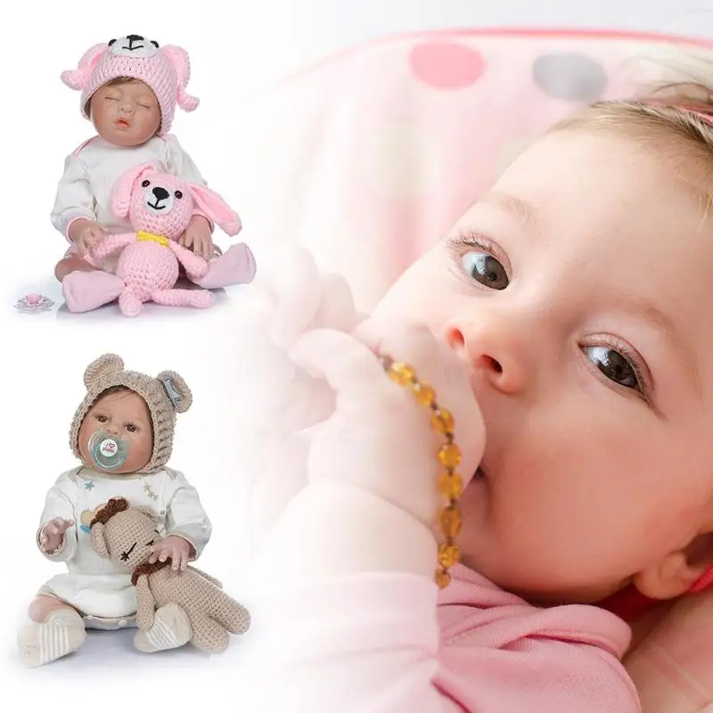 NPK (407) Children's Doll with Hoodie Dress Reborn Doll 48cm Vinyl Baby Doll Adorable Lifelike Toddler with Hands Open Doll Toy
NPK (407) Children's Doll with Hoodie Dress Reborn Doll 48cm Vinyl Baby Doll Adorable Lifelike Toddler with Hands Open Doll Toy