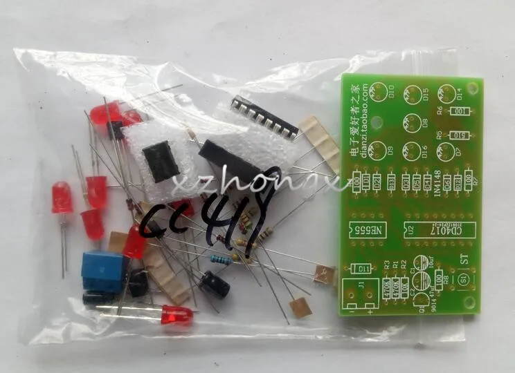 (welding practice) with reverse protection electronic dice dice kit LED fun making DIY electronic parts
(welding practice) with reverse protection electronic dice dice kit LED fun making DIY electronic parts