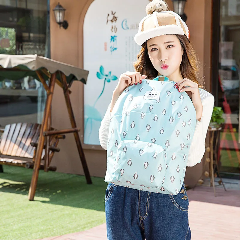 Foldable Teenager Schollbag Lightweight Waterproof Cute Backpack Capacity 20-35L | Багаж и сумки