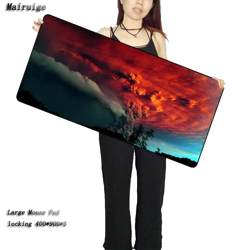 Mairuige 900*400*3MM Volcano Eruption Smoke Color Washing Mouse Pad Computer Notebook Gaming Large Rubber Lock Edge Mousepad
Mairuige 900*400*3MM Volcano Eruption Smoke Color Washing Mouse Pad Computer Notebook Gaming Large Rubber Lock Edge Mousepad