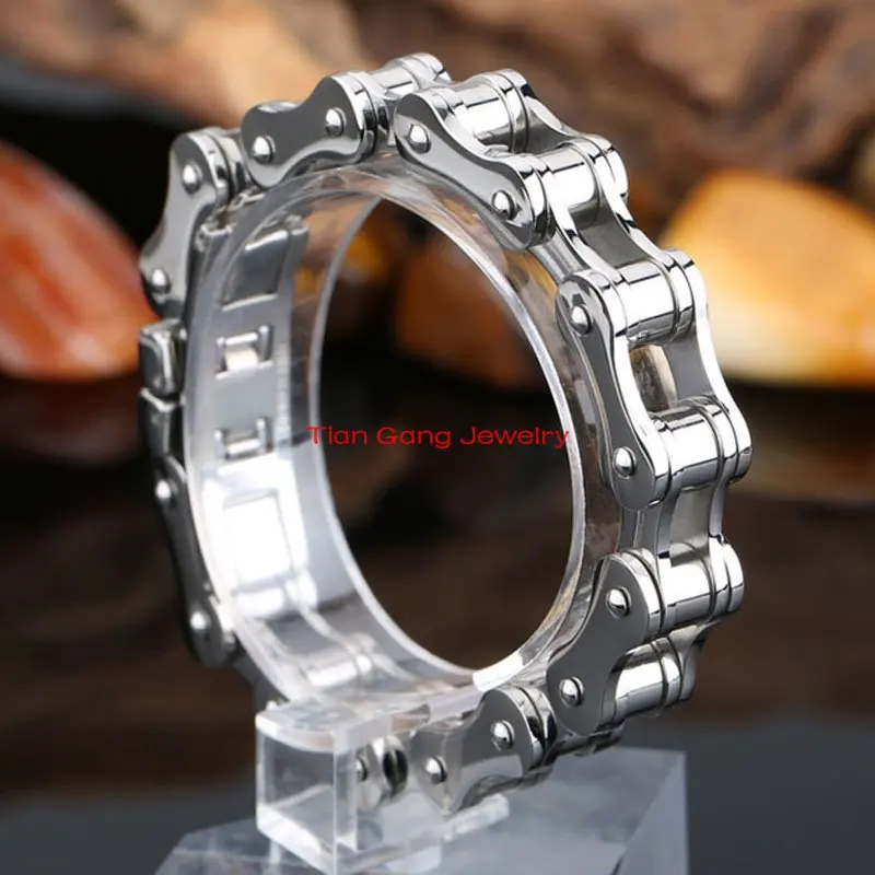 Newest Arrival 100% 316L Stainless Steel Motorcycle Biker Chain Men's Bracelet/Bangle Free Shipping Fashion Jewelry
Newest Arrival 100% 316L Stainless Steel Motorcycle Biker Chain Men's Bracelet/Bangle Free Shipping Fashion Jewelry