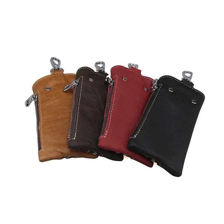 Etaofun винтажный кошелек для ключей из натуральной кожи женские чехлы чехол на