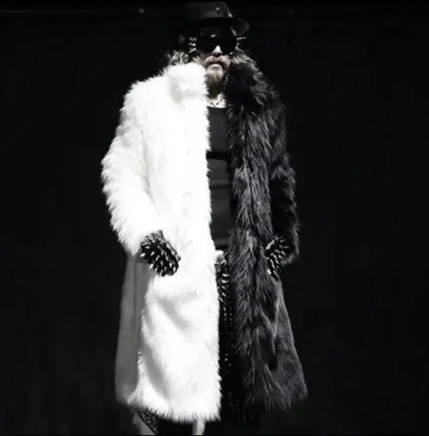 Men's Winter Faux Fur Jacket Black Gown White Long Windbreaker Thick Warm Fashion Man faux Fur Coat Jaqueta Couro Masculina M
Men's Winter Faux Fur Jacket Black Gown White Long Windbreaker Thick Warm Fashion Man faux Fur Coat Jaqueta Couro Masculina M