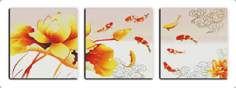 Opportunity knocks(4)(nine fishes flowers edition) cross stitch kit cartoon canvas stitching embroidery DIY handmade needlework
Opportunity knocks(4)(nine fishes flowers edition) cross stitch kit cartoon canvas stitching embroidery DIY handmade needlework
