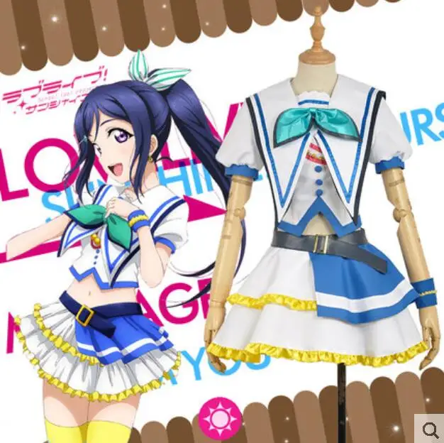 Hot Anime Lovelive!Sunshine!! Cosplay Aqours Kanan Matsuura Halloween jumping heart Cosplay Costume Female Man
Hot Anime Lovelive!Sunshine!! Cosplay Aqours Kanan Matsuura Halloween jumping heart Cosplay Costume Female Man