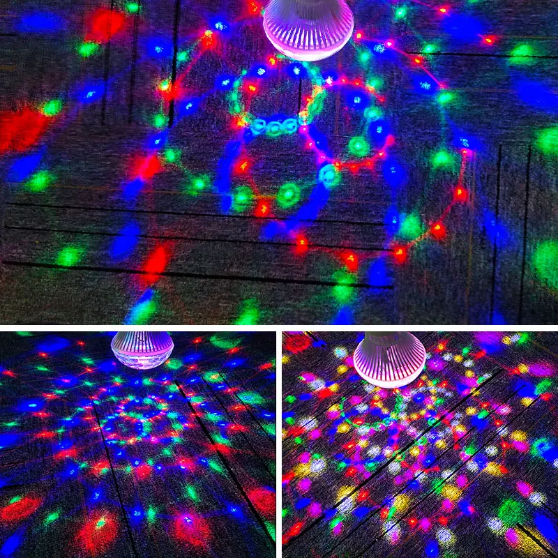 Vacamm LED E27 Stage Lighting Effect Bulb 5W 9W Voice Control RGB Disco Holiday Lights For Home Christmas Party Dance Decoration
Vacamm LED E27 Stage Lighting Effect Bulb 5W 9W Voice Control RGB Disco Holiday Lights For Home Christmas Party Dance Decoration