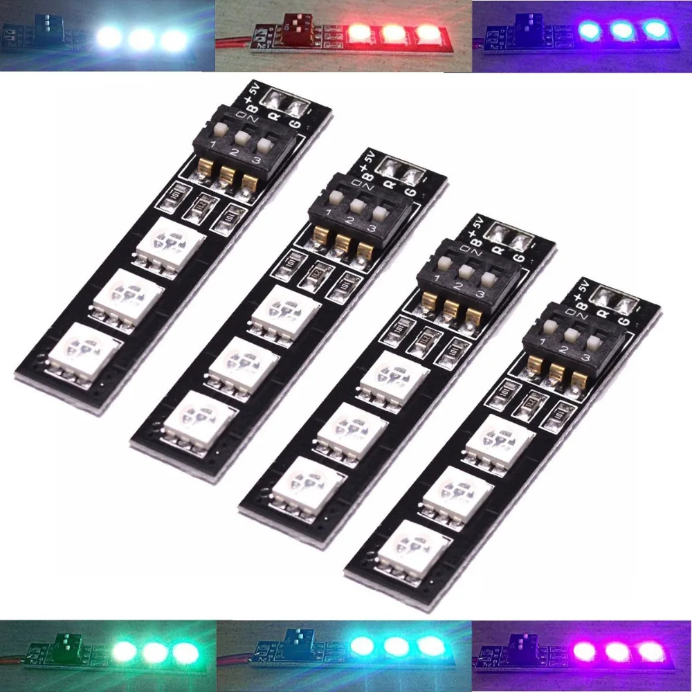 Светодиодная лента Hobbypower RGB 5050, 7 видов цветов 5 в с переключателем DIP для квадрокоптера QAV250 F450 (в комплекте 4 шт.)
Светодиодная лента Hobbypower RGB 5050, 7 видов цветов 5 в с переключателем DIP для квадрокоптера QAV250 F450 (в комплекте 4 шт.)