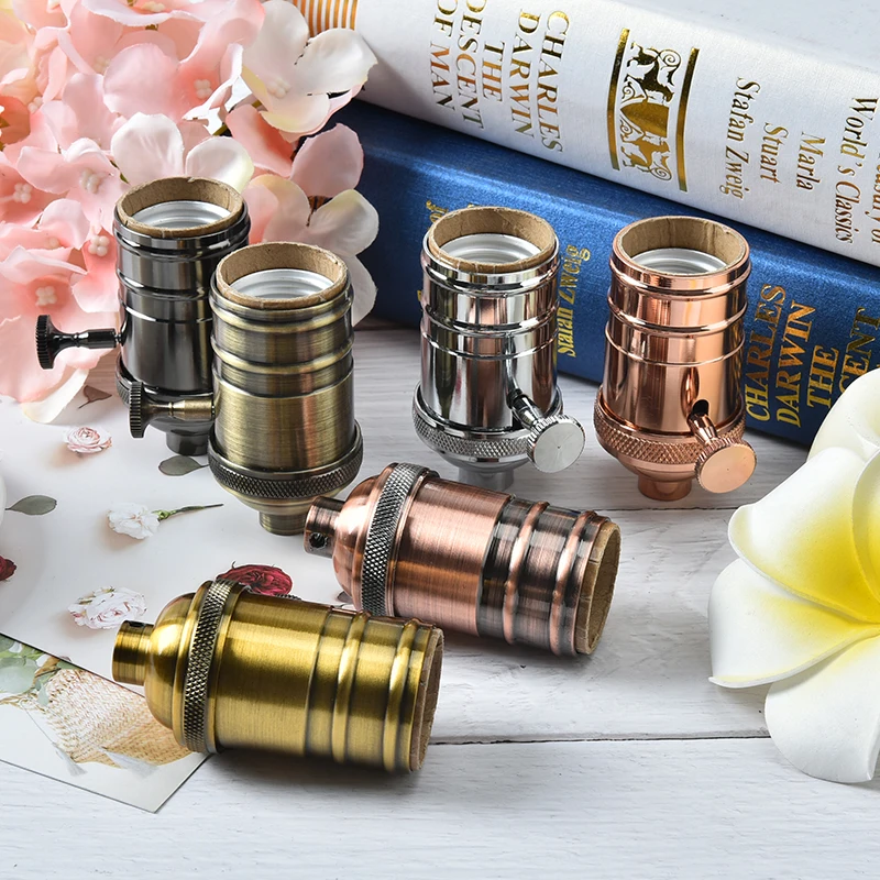 Aluminum Lamp Holder E27 Screw Bulb Base Industrial Retro Pendant Fittings Lustre Lampholders Fixture Vintage Lamp Socket
Aluminum Lamp Holder E27 Screw Bulb Base Industrial Retro Pendant Fittings Lustre Lampholders Fixture Vintage Lamp Socket