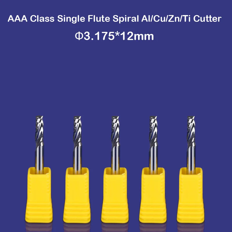 5pcs / lot New Single Blade Aluminium Cutting Single Flute CNC Router Bits 3.175mm 12mm
5pcs / lot New Single Blade Aluminium Cutting Single Flute CNC Router Bits 3.175mm 12mm