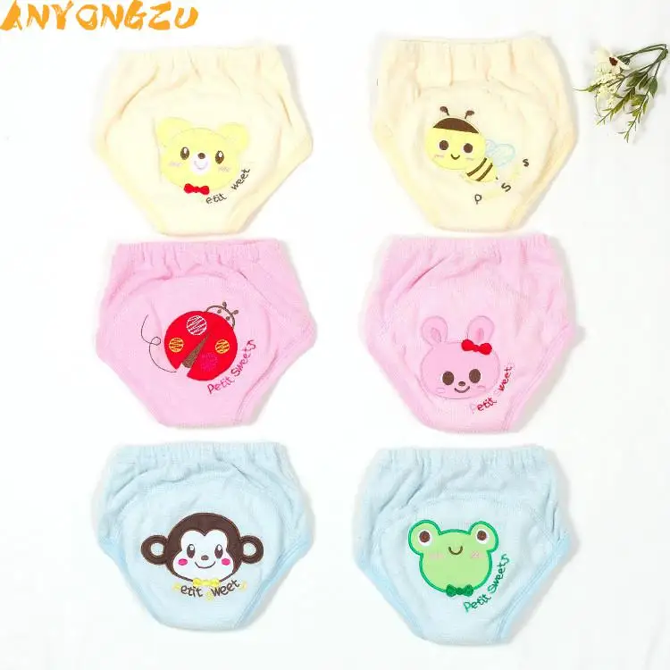 3pcs Unisex Baby Diaper Reusable Training Pants cartoon Animal Printed Underpants Panties Infant Toddler Cloth Diapers Cover
3pcs Unisex Baby Diaper Reusable Training Pants cartoon Animal Printed Underpants Panties Infant Toddler Cloth Diapers Cover