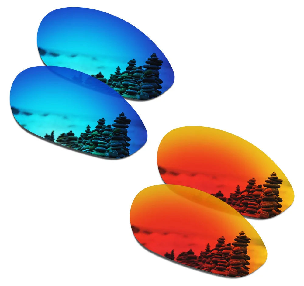 SmartVLT 2 Pairs Polarized Sunglasses Replacement Lenses for Oakley Minute 2.0 Ice Blue and Fire Red
SmartVLT 2 Pairs Polarized Sunglasses Replacement Lenses for Oakley Minute 2.0 Ice Blue and Fire Red