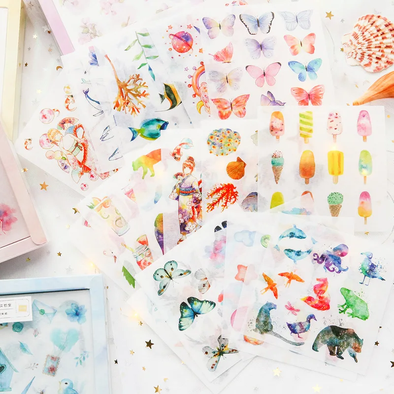 Scrapbooking Stickers for Girls Washi Paper Sticker Diamond Love Heard Unicorn Sticker Set 20pcs/box
Scrapbooking Stickers for Girls Washi Paper Sticker Diamond Love Heard Unicorn Sticker Set 20pcs/box