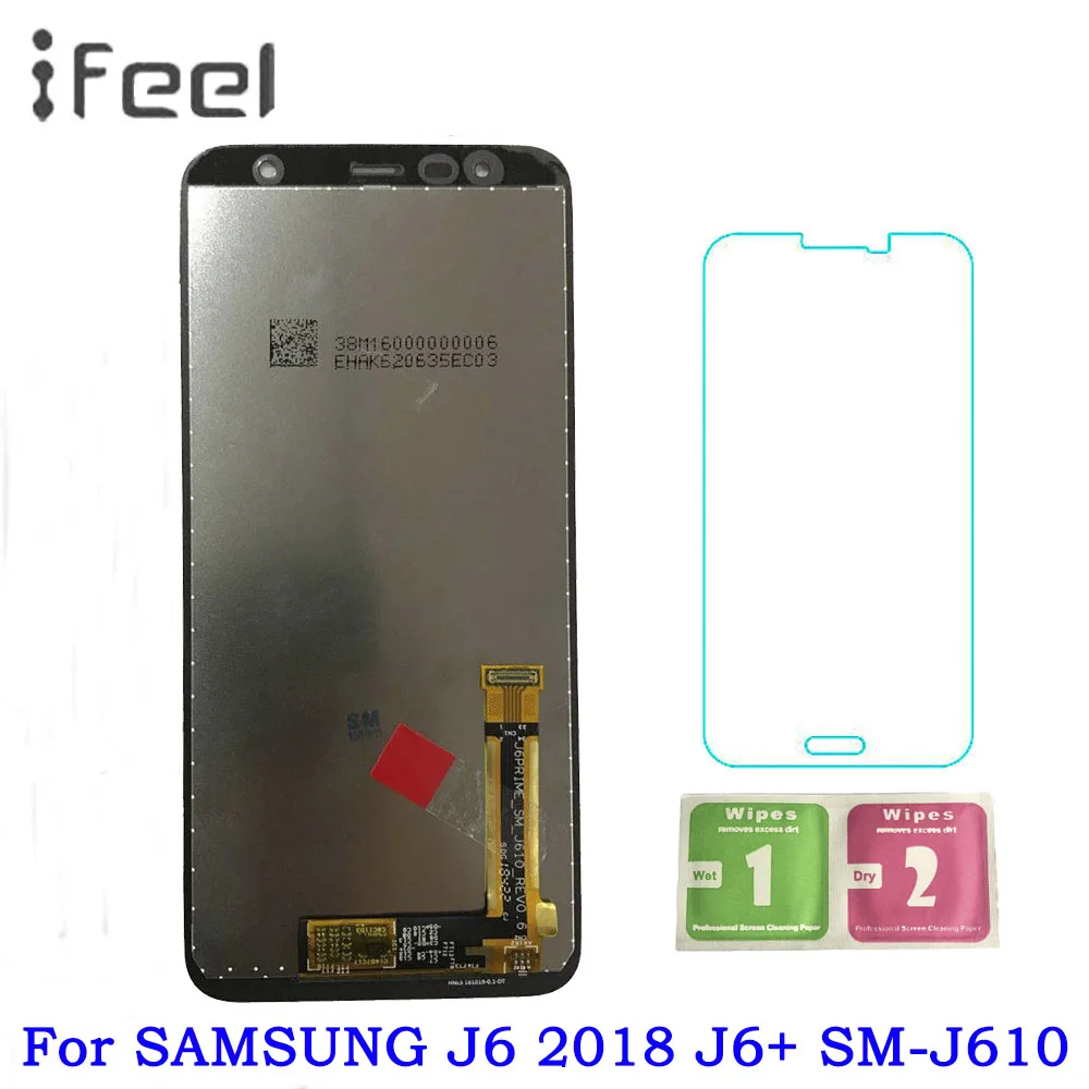 6 0 ''ЖК дисплей для SAMSUNG Galaxy J6 2018 + SM J610 Plus с кодирующий преобразователь