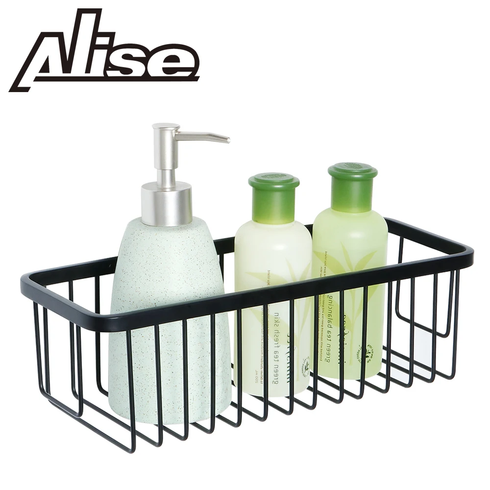 Alise SUS 304 Stainless Steel Shower Caddy Bathroom Rectangle Basket Storage Wall Mount,Matte Black
Alise SUS 304 Stainless Steel Shower Caddy Bathroom Rectangle Basket Storage Wall Mount,Matte Black