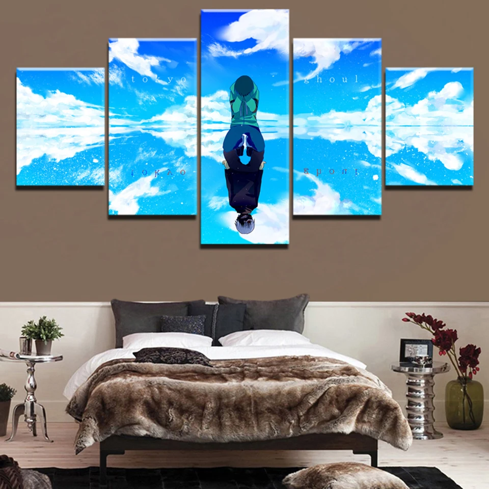 Poster Paintings Wall Art Canvas 5 Pieces Animation Tokyo Ghoul Prints Pictures Home Decoration Living Room Modular Framework
Poster Paintings Wall Art Canvas 5 Pieces Animation Tokyo Ghoul Prints Pictures Home Decoration Living Room Modular Framework