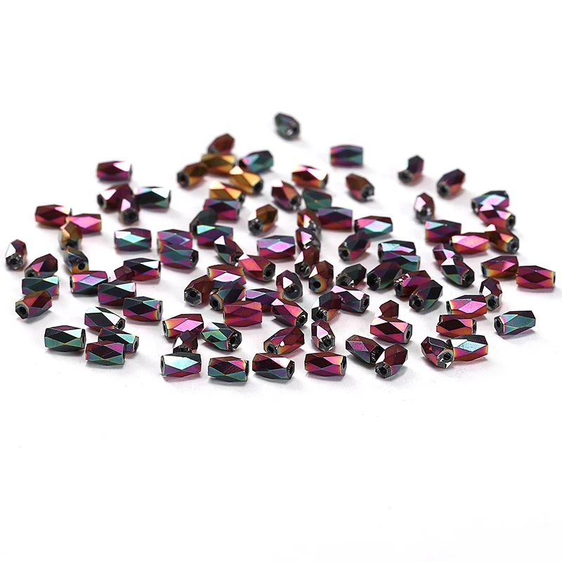 Shiny Black Color AB 50pcs 2*4mm Cylinder Crystal Beads Austria Crystal 18 Cutting Faces Charm Loose Beads for Jewelry Making C2
Shiny Black Color AB 50pcs 2*4mm Cylinder Crystal Beads Austria Crystal 18 Cutting Faces Charm Loose Beads for Jewelry Making C2