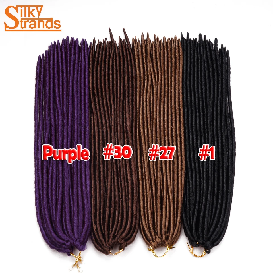 Silky Strands Synthetic Crochet Faux Locs Hair Extensions Ombre Braiding Hair Crochet Braids 2X Locks Colors
Silky Strands Synthetic Crochet Faux Locs Hair Extensions Ombre Braiding Hair Crochet Braids 2X Locks Colors