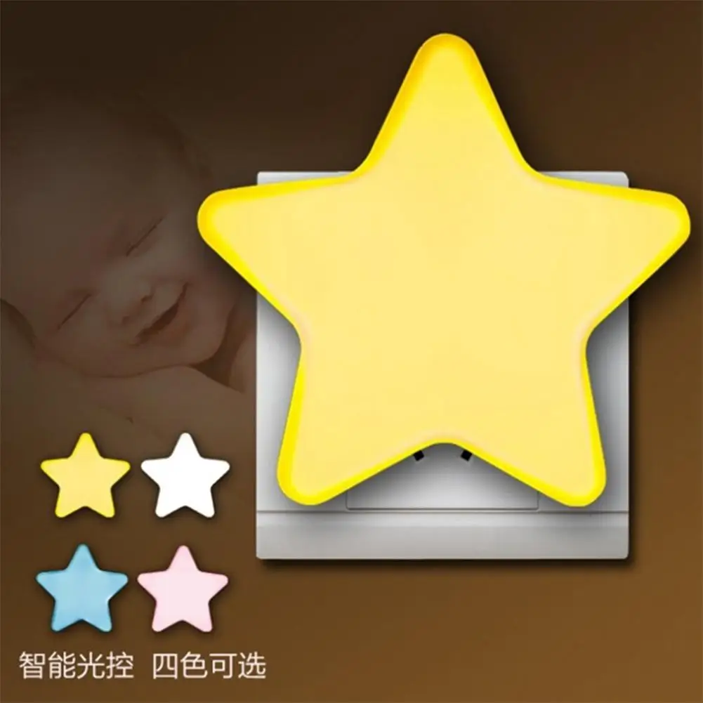 Litake Star Night Light Plug-in Wall Lamp Home Lighting Socket Lamp Children's Room Decoration EU/US Plug Light Control
Litake Star Night Light Plug-in Wall Lamp Home Lighting Socket Lamp Children's Room Decoration EU/US Plug Light Control