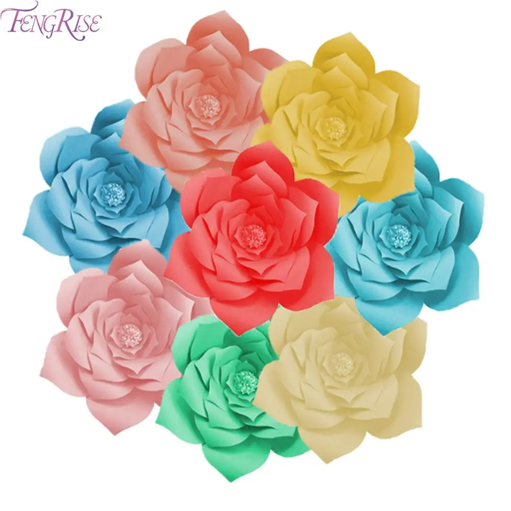 FENGRISE DIY Paper Flowers 20CM Paper Pom poms Flower For Wedding Decor Artificial Flower Backdrop Tool Wall Decor Paper Flower
FENGRISE DIY Paper Flowers 20CM Paper Pom poms Flower For Wedding Decor Artificial Flower Backdrop Tool Wall Decor Paper Flower
