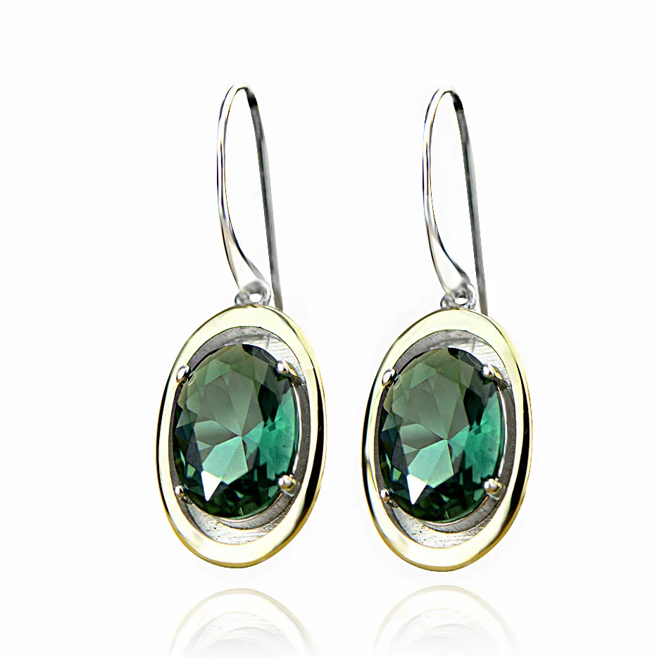2018 new S925 silver plated Green Crystal Earrings Gold Plated retro atmospheric earrings, ladies' Tremella accessories
2018 new S925 silver plated Green Crystal Earrings Gold Plated retro atmospheric earrings, ladies' Tremella accessories