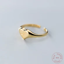 Модное простое Оригинальное кольцо из стерлингового серебра 925