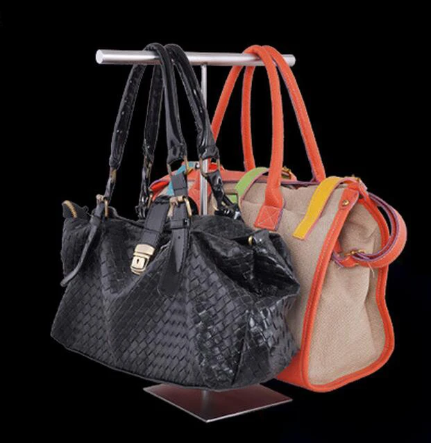 Stainless steel silk scarves display rack adjustable fashion T-type handbag shelf holder backpack wig purse display stand rack
Stainless steel silk scarves display rack adjustable fashion T-type handbag shelf holder backpack wig purse display stand rack