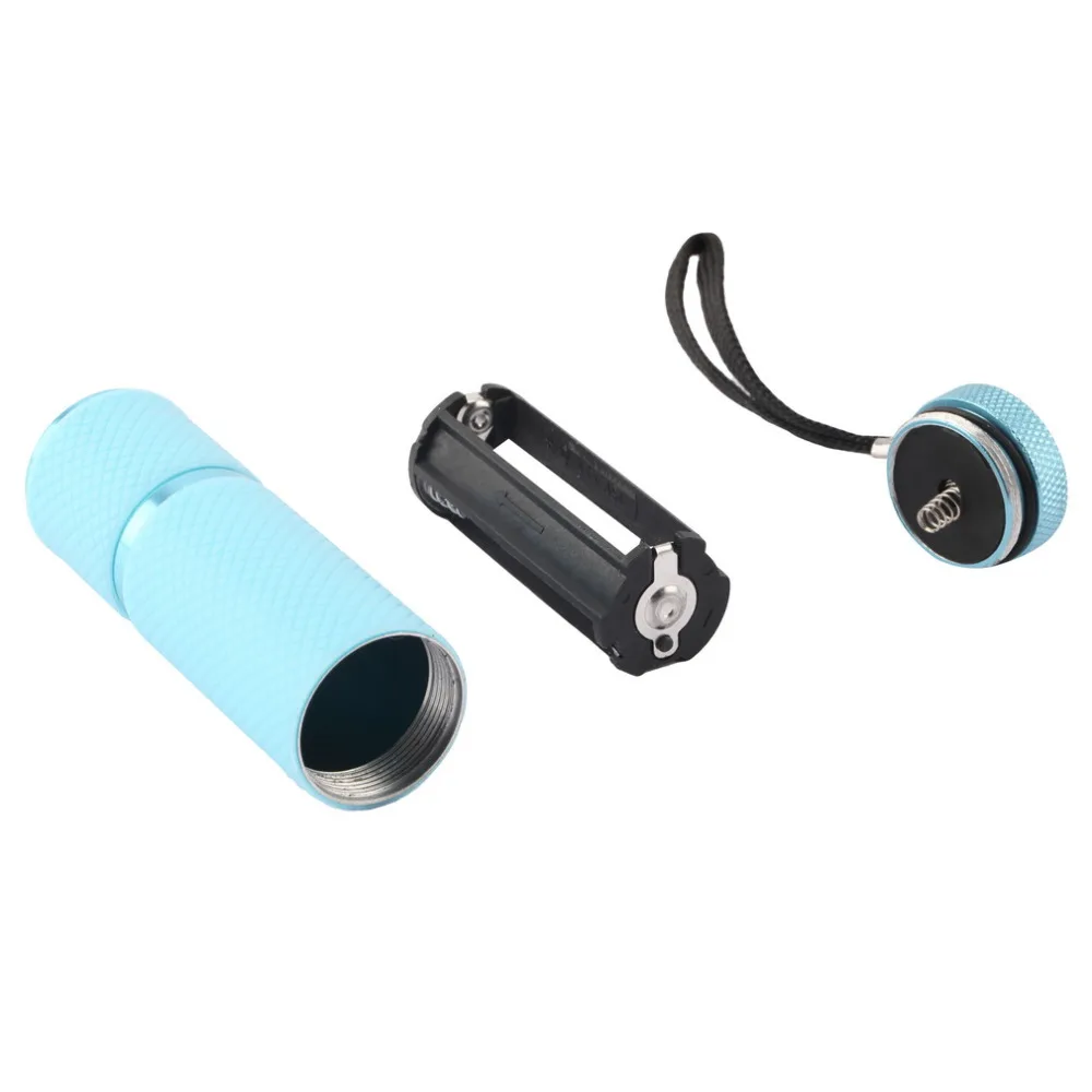 Mini LED Flashlight Lamp Nail Dryer Portable for Nail Gel 15s Fast Dry Nail Polish Curing Lamp Aluminum Alloy AAA Battery 9 LED
Mini LED Flashlight Lamp Nail Dryer Portable for Nail Gel 15s Fast Dry Nail Polish Curing Lamp Aluminum Alloy AAA Battery 9 LED