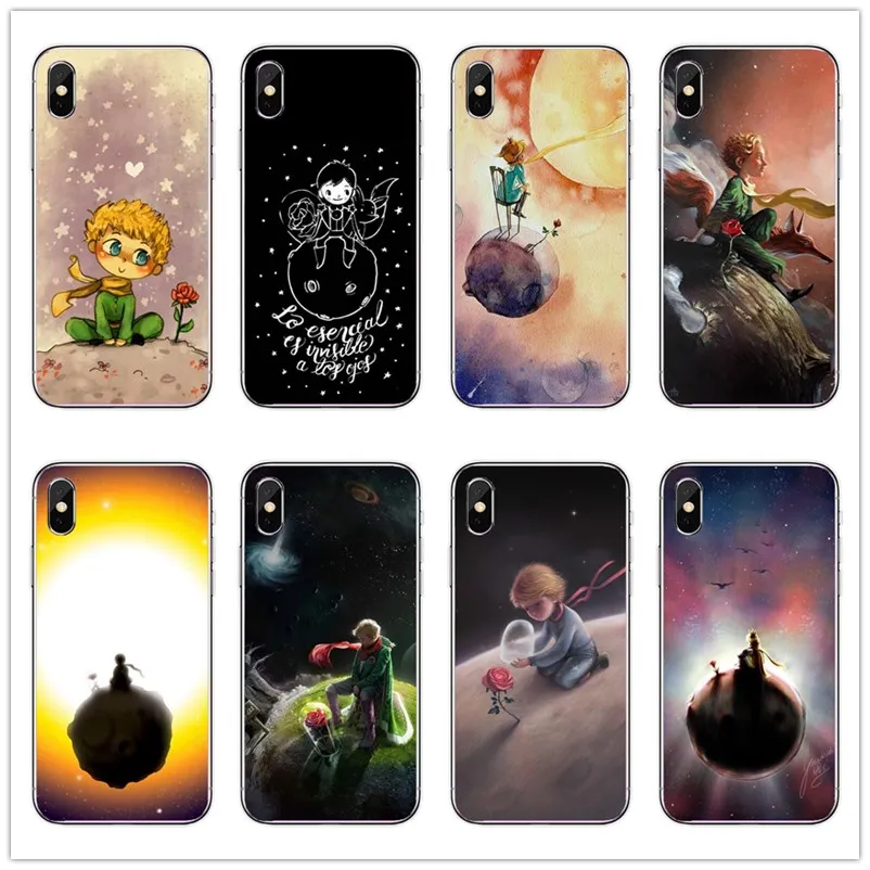 Жесткий пластиковый чехол с рисунком Маленького принца земли для iPhone 6 6S Plus 5S 7 8Plus