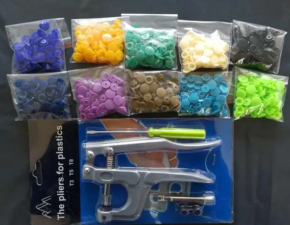 Free Shipping (4 parts as a set) 200 sets Plastic Snap Buttons+1pcs Tool Plier 12mm T5 Resin Fastener Buttons for Baby Clothes
Free Shipping (4 parts as a set) 200 sets Plastic Snap Buttons+1pcs Tool Plier 12mm T5 Resin Fastener Buttons for Baby Clothes