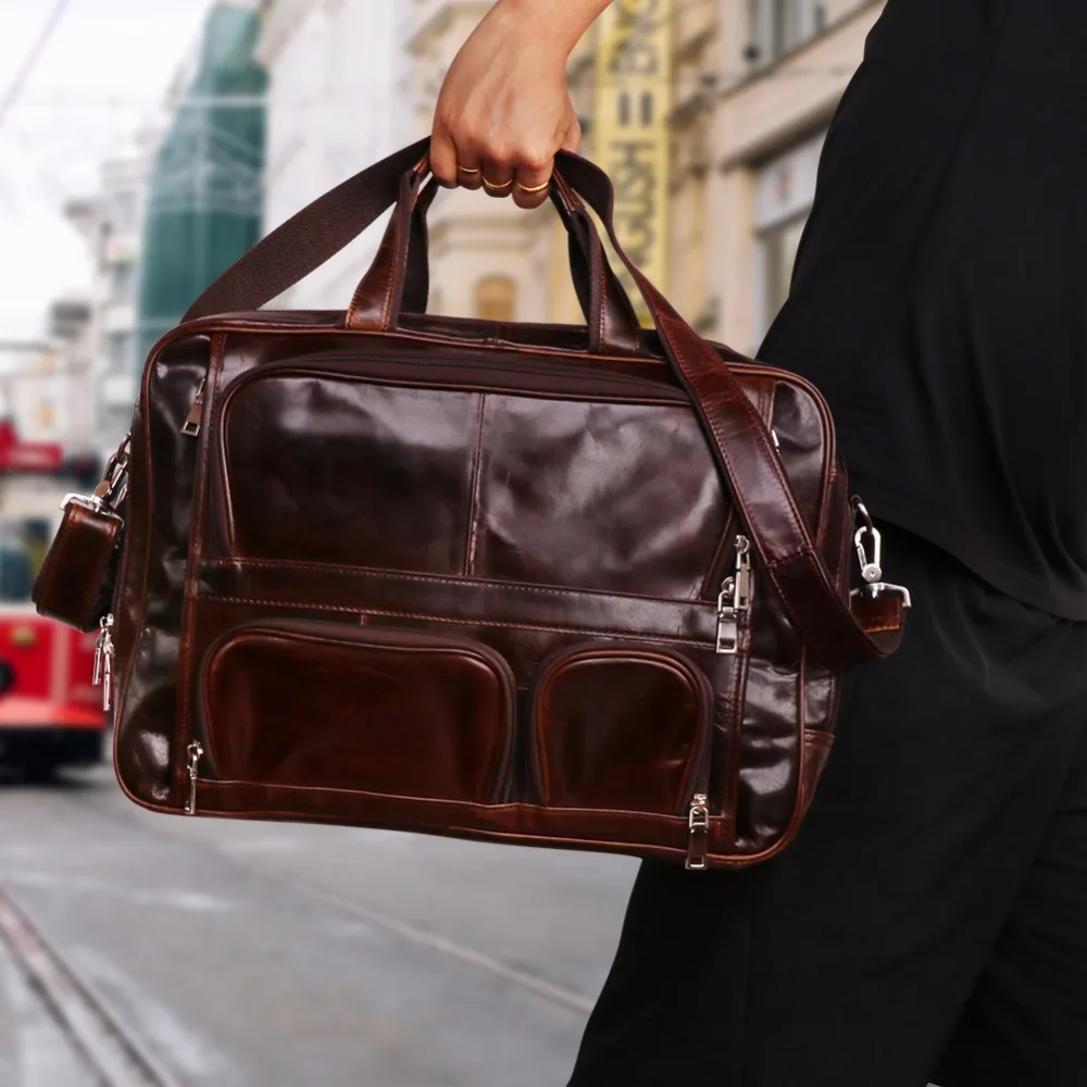 Business Men's Travel Luggage Bag Genuine Leather High Quality Travel Bag Multi-Function Weekend Bag Large Duffle Bag Tote
Business Men's Travel Luggage Bag Genuine Leather High Quality Travel Bag Multi-Function Weekend Bag Large Duffle Bag Tote