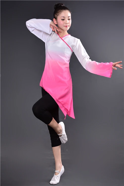 New Design Dance Practice Tops Tibetan Dance Costumes Classical Dance Gradient Color Ethnic Costumes
New Design Dance Practice Tops Tibetan Dance Costumes Classical Dance Gradient Color Ethnic Costumes