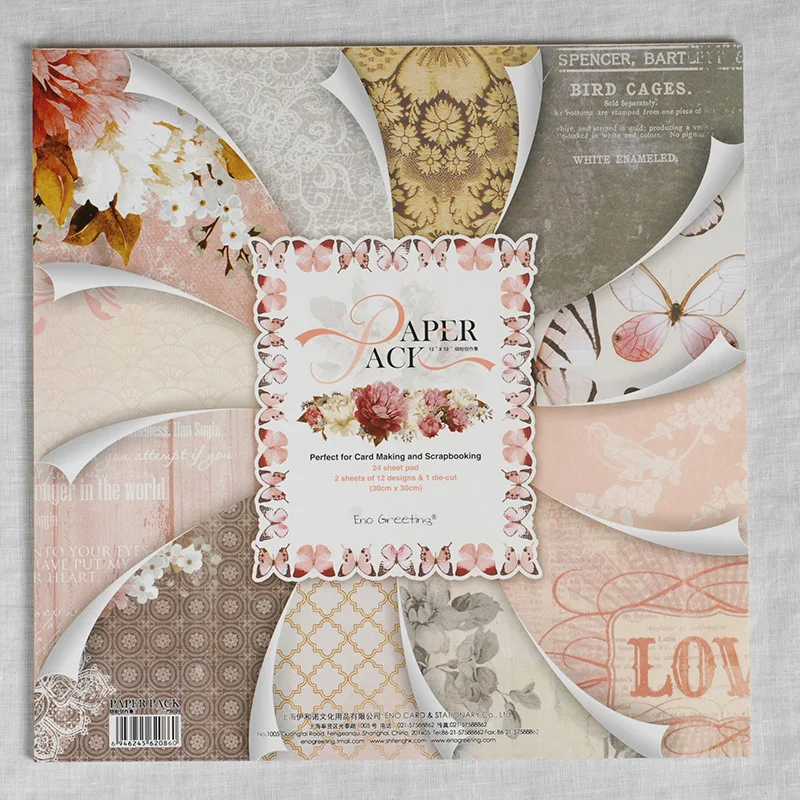 New 12" 25 Sheets Pink Butterfly & Love Flower patterns background paper pads origami paper DIY card making Scrapbook home deco
New 12" 25 Sheets Pink Butterfly & Love Flower patterns background paper pads origami paper DIY card making Scrapbook home deco