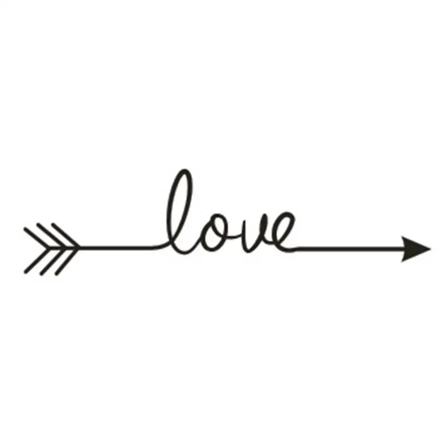 Новые квалифицированные настенные наклейки Love наклейка Стрела виниловые резные