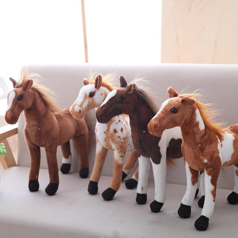 Simulation Toy Horse Plush Stuffed Toy Doll Black Zebra White Horses Pillow Children Birthday Gift Home Decor peluche
Simulation Toy Horse Plush Stuffed Toy Doll Black Zebra White Horses Pillow Children Birthday Gift Home Decor peluche