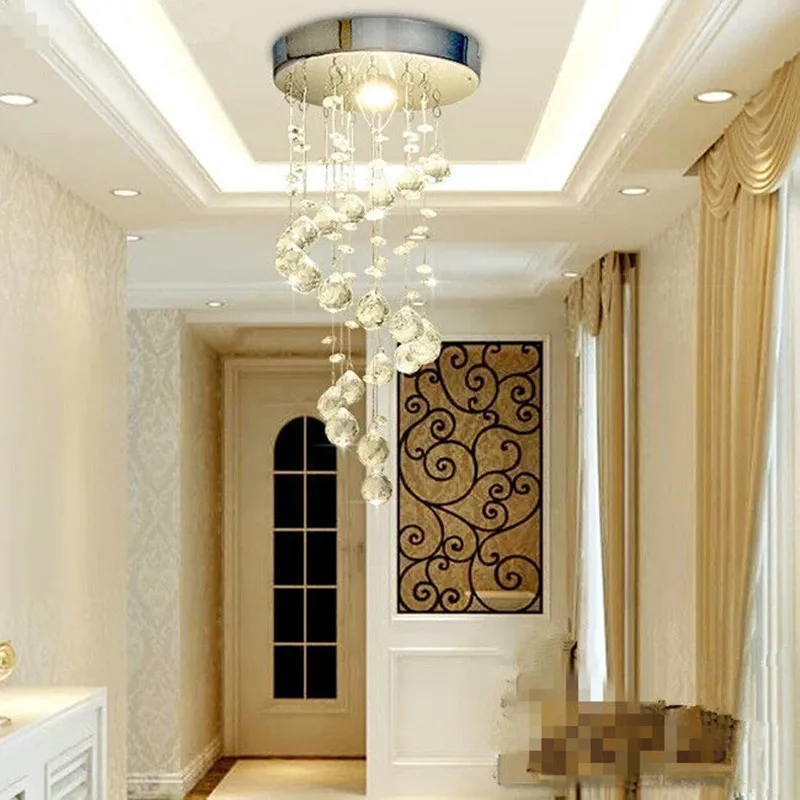 Crystal Chandelier Lights LED Aisle Corridor Light Balcony Staircase Chandeliers Lighting Crystal Hanging Ceiling Fixtures
Crystal Chandelier Lights LED Aisle Corridor Light Balcony Staircase Chandeliers Lighting Crystal Hanging Ceiling Fixtures
