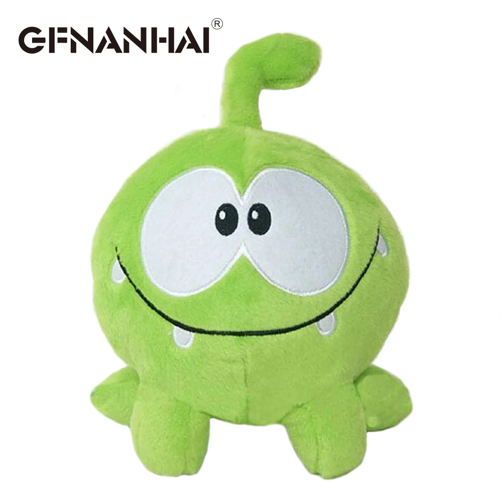 1 шт. 20 см Kawaii om nom Frog плюшевая игрушка набивная веревка мягкая резиновая фигура