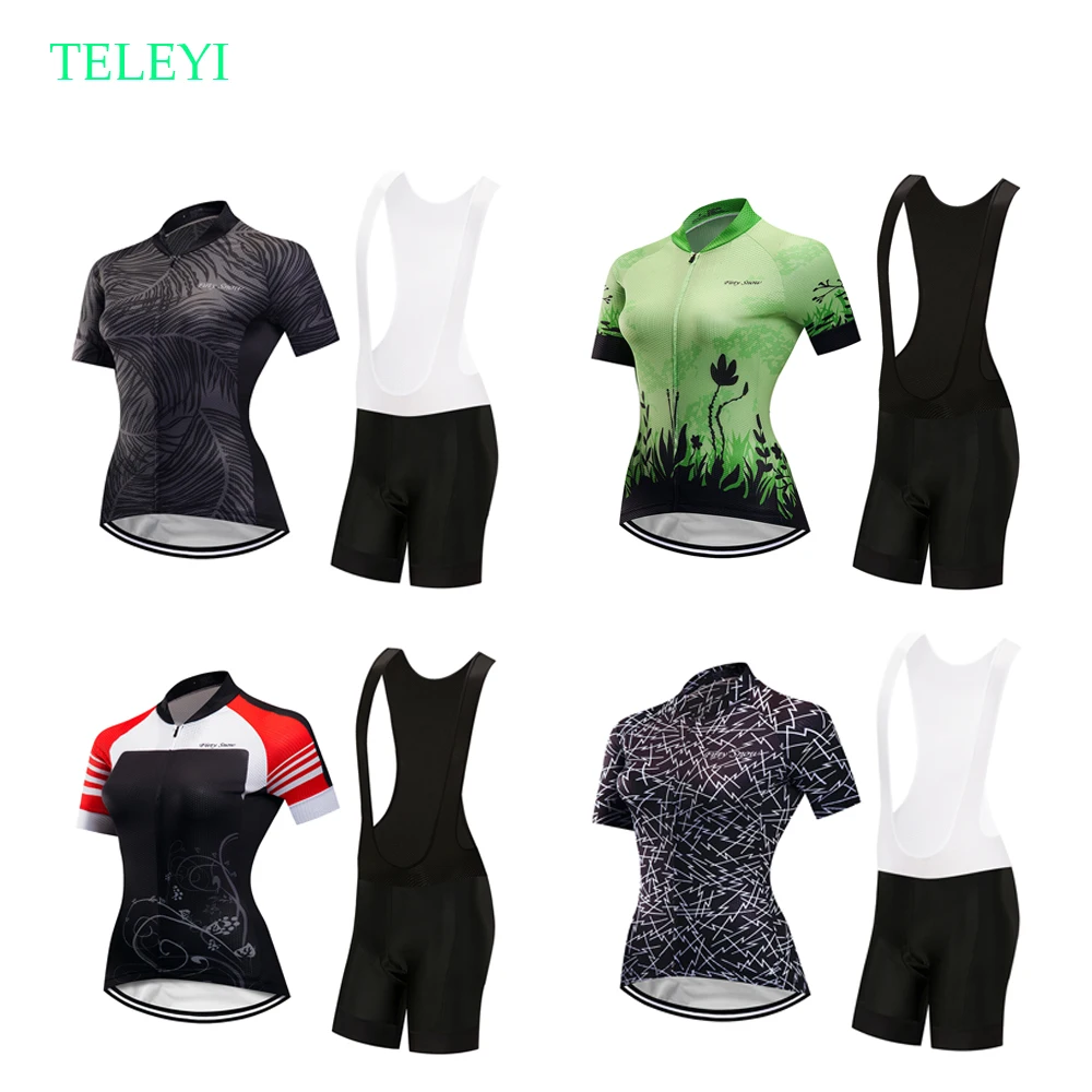 Teleyi women's cycling jersey set bike clothes breathable bicycle clothing pro GEL bib shorts pants maillot mtb triathlon suit
Teleyi women's cycling jersey set bike clothes breathable bicycle clothing pro GEL bib shorts pants maillot mtb triathlon suit