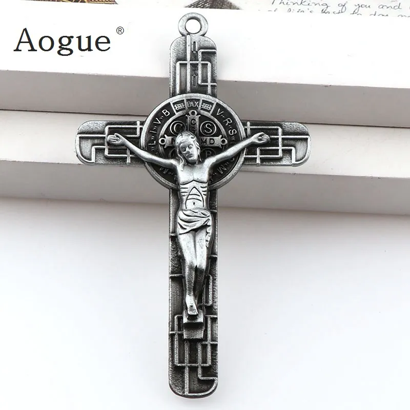 Medal Of Saint Benedict Cross Jesus Christian Jewelry Crosses Charms St Benedict Crucifix Pendants For Key chain Pendants
Medal Of Saint Benedict Cross Jesus Christian Jewelry Crosses Charms St Benedict Crucifix Pendants For Key chain Pendants