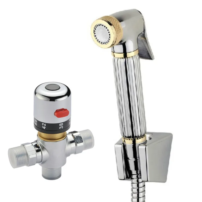 Royal Mini Solid Brass Thermostatic Muslim Shattaf Shower Portable Toilet Hand Bidet Spray Handspray
Royal Mini Solid Brass Thermostatic Muslim Shattaf Shower Portable Toilet Hand Bidet Spray Handspray