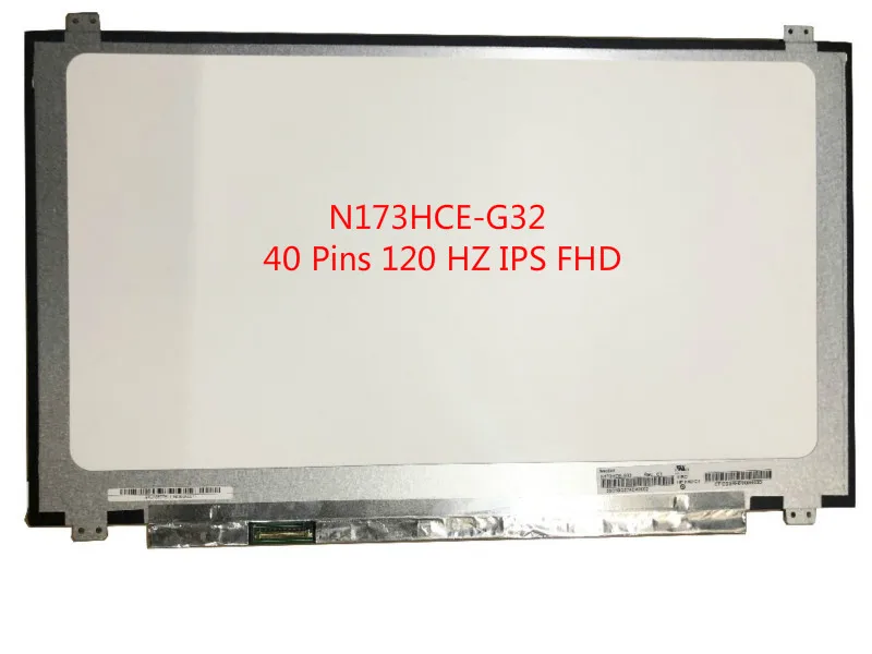 17.3" Laptop Matrix N173HCE-G32 LCD Screen 40 Pins 120 HZ IPS FHD 1920X1080 Panel replacement N173HCE
17.3" Laptop Matrix N173HCE-G32 LCD Screen 40 Pins 120 HZ IPS FHD 1920X1080 Panel replacement N173HCE