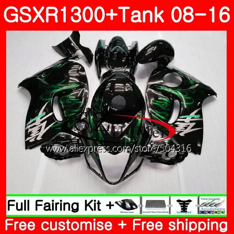 Injection For SUZUKI Hayabusa green black GSXR1300 08 09 10 11 12 13 15 43SH14 GSXR 1300 2008 2009 2010 2011 2013 2016 Fairings
Injection For SUZUKI Hayabusa green black GSXR1300 08 09 10 11 12 13 15 43SH14 GSXR 1300 2008 2009 2010 2011 2013 2016 Fairings